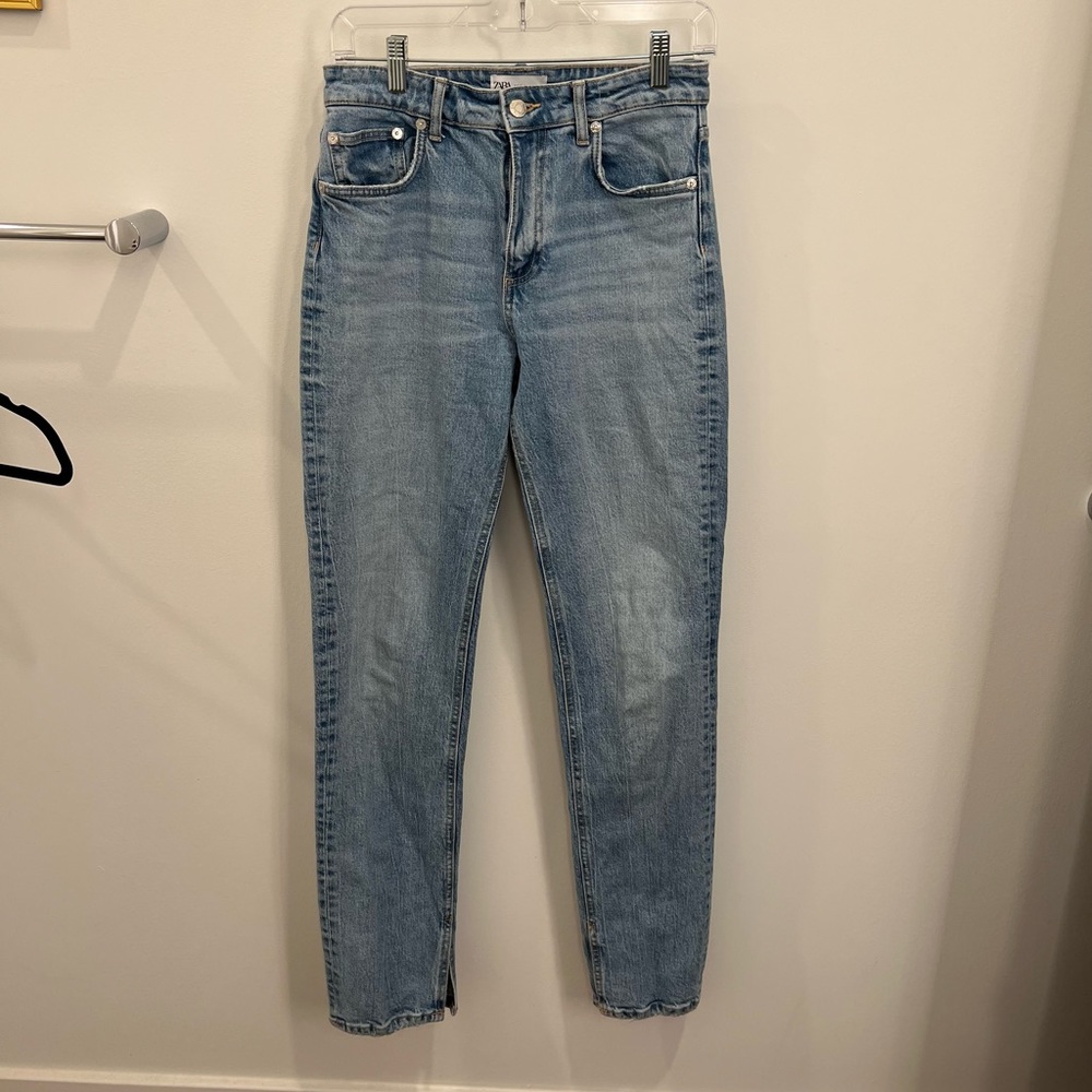 Zara Denim Straight Leg US 4